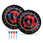 4 Oklu Mıknatıslı Dart Seti Çift Yönlü Manyetik Dart Askılı Dartboard