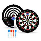 4 Oklu Mıknatıslı Dart Seti Çift Yönlü Manyetik Dart Askılı Dartboard
