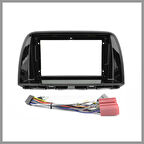 MAZDA CX-5 2013+ PIANO BLACK 9 INC ANDROID MULTİMEDYA ÇERÇEVESİ - SOKET