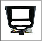 Nissan Qashqai - XTRAİL ANALOG 2014-2021 10.1 INC P.BLACK ANDROID MULTİMEDYA ÇERÇEVESİ - SOKET-CANBUS