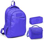 Coral High Lavanta Üçlü Okul Çanta Seti