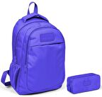 Coral High Lavanta Çanta Ve Kalemlik Seti