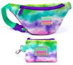 Coral High Renkli Boyama Bel Çantası ve Bozuk Para Çantası Seti - Kız Çocuk