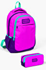 Coral High Kids Pembe Mor 2'li Okul Çanta Seti - Kız Çocuk
