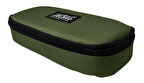 Jacbag Oval Medium Haki Yeşil Erkek Çocuk Kalem Çantası