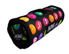 Jacbag Emoji Senior Sanatsal Rulo Organizer Kalem Çantası (Siyah/Renkli - Kız Çocuk/Kadın)