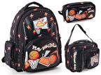 Me Çanta Me Team Play Basketbol Üçlü Erkek Çocuk Okul Çanta Seti 24157