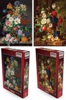 Nova Puzzle 2x1000 Parçalık Vazoda Çiçekler İkili Puzzle/Yapboz Seti