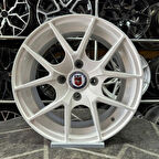 15 inç 4x100 HRE CLİO SYMBOL GETZ LİNEA UYUMLU Beyaz Jant Modeli Fiat Hyundai Renault