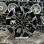 16 inç 4x100 CLİO İCON Siyah Elmas Kesim Jant Modeli Renault Renault