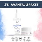 Nemsiz, Kuru ve Mat Ciltler için Nemlendirici Tonik ve Nemlendirici Krem Cilt Bakım Seti