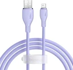 Pudding Hızlı Şarj Özellikli Lightning Kablo 2.4A 1.2 Metre, Mor