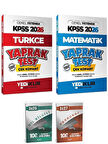 Yediiklim 2026 KPSS Türkçe + Matematik Yaprak Test 2 li Set Anla Kazan Deneme