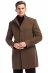 PLT8367 DEWBERRY ERKEK PALTO-CAMEL