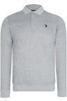 V4007 DEWBERRY ERKEK SWEATSHIRT-GRİ