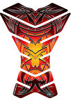 Motografix Ultra Tribal Red X3 Tankpad