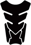 Motografix Plain Quadrapad Black Tankpad 