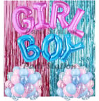 Cinsiyet Belirleme Partisi Kız mı Erkek mi Konsept Balon Süsleme Set Gender Party Girl Or Boy