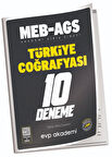 EVP Akademi 2025 MEB-AGS Coğrafya 10 Deneme Çözümlü EVP Akademi