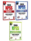 Tekrar 2026 KPSS Tarih + Coğrafya + Vatandaşlık Soru Bankası 3 lü Set