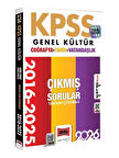 Yargı 2026 KPSS Genel Kültür Tarih-Coğrafya-Vatandaşlık Çıkmış Sorular 2016-2025 Çözümlü