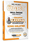Yediiklim 2026 ÖABT MEB-AGS Okul Öncesi Kavram Haritalarıyla Konu Anlatımı