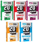 Yediiklim 2026 KPSS Genel Yetenek Genel Kültür 100 Deneme 5 li Set Yediiklim Yayınları