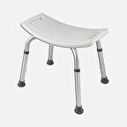 Yüksekliği Ayarlanabilir Paslanmaz Banyo Taburesi 37,5 - 55 cm