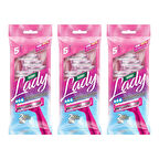 Derby Lady 2 5 li Poşet Tıraş Bıçağı x 3 Adet