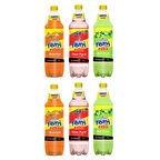 Uludağ Frutti 1 lt 6 lı Karma Paket - Mandalina - Orman Mey -Yeşil Limon