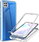 Xiaomi Redmi 10A Kılıf Şeffaf 360 Ön Arka Korumalı Silikon