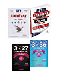 Anla Kazan Deneme Seti + Limit AYT Edebiyat Soru + Dizgi Kitap AYT Edebiyat Çıkmış Sorular Seti