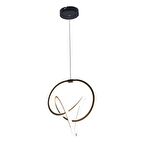 TT013-SY TT Aydınlatma Düğüm Modeli Mat Siyah ( Gün Işığı )  Led Avize