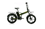 CORELLİ BROSTER TECHLA FAT BIKE ELEKTRİKLİ KATLANIR BİSİKLET 42CM HD 20 JANT 7 VİTES METALİK YEŞİL