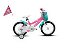 CARRARO MOGGY KIZ ÇOCUK BİSİKLETİ 220H V 16 JANT PEMBE BEYAZ TURKUAZ