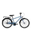 BİSAN HERO-24 ERKEK ŞEHİR BİSİKLETİ 36CM V 24 JANT 3 VİTES METALİK MAVİ MAVİ
