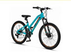 ÜMİT 2079 L-2D MOTION ERKEK KIZ BİSİKLETİ 254H V 20 JANT 21 VİTES TURKUAZ SİYAH