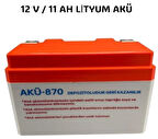 AKÜ 12V / 11 AH LİTYUM AKÜ STL11AH