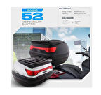 WOGEN 52 LİTRE BASİC MOTOSİKLET ÇANTASI - BEYAZ - 1402 002