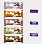 DELLY Çikolata Kaplı - Yüksek Proteinli Bar - Karışık Kutu 40g X 12 Adet