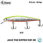 Usami Jack The Ripper 115F-SR 15.9gr Maket Balık #117