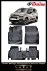 Rizline Citroen Berlingo 2021 Model 3D Havuzlu Paspas