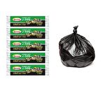 Ögem J-500 Jumbo Boy Çöp Poşeti 80x110 Cm 10'lu Rulo 5 Paket Siyah