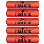 Almina Tıbbi Atık Torbası Büyük Boy 65x80 Cm 300 gr 10 lu Rulo 5 Paket (Kırmızı-Siyah Baskılı)