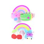 Timsah ve Kız Figürlü Pens Toka