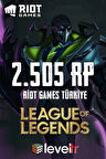 League of Legends 2505 RP - LOL