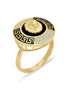 Grek Model Altın Aslan Yüzük