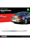 Opel Astra J Kasa 2011 Ve Üzeri Krom Bagaj Alt Çıtası Sedan Paslanmaz Çelik