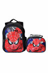Spiderman Ilkokul Çantası, Erkek Çocuk Okul Sırt Çantası Siyah