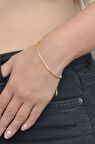 İnce Çelik Zincir Gold Renk
